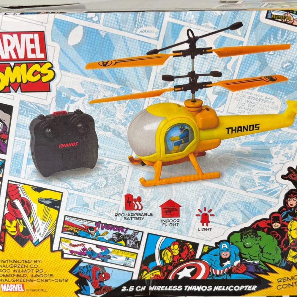 Marvel Remote Control Helicopter Figure - Picture 5 of 7